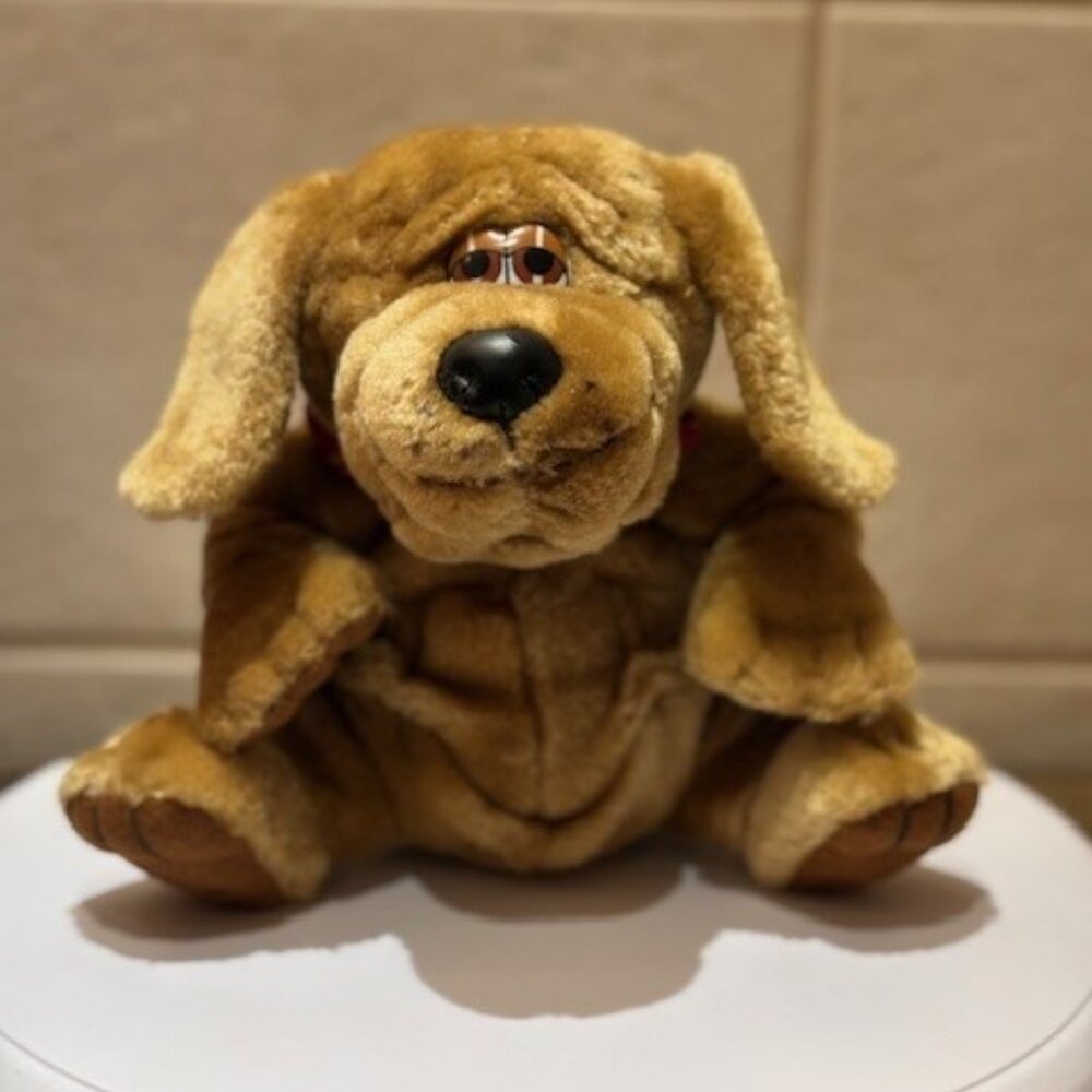 Vintage 1995 Grand Ole Opry Ole Blu Official Mascot Hound Dog 8" Plush #3303
